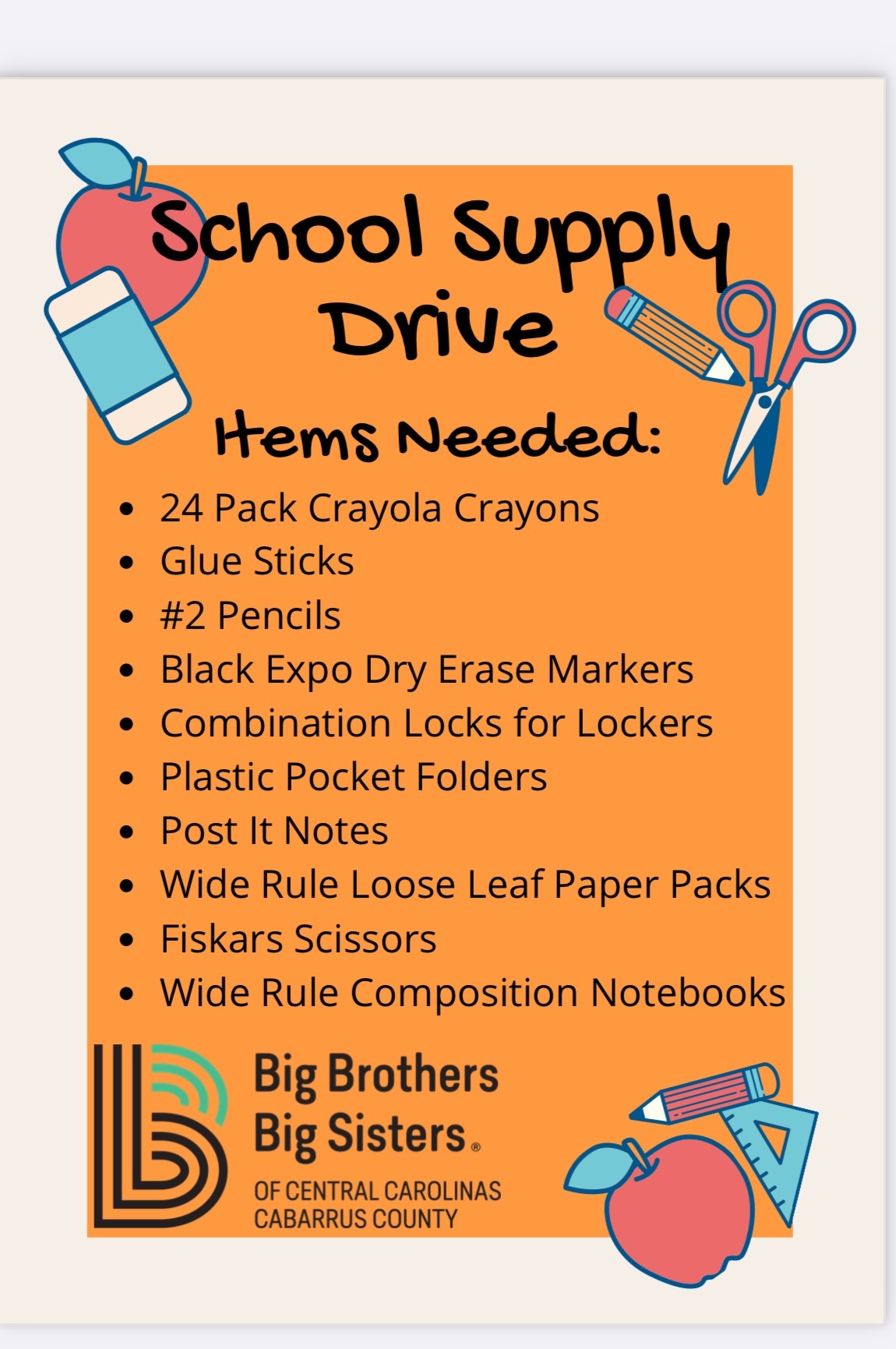 Back to School Bash Supply Drive